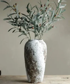 Rustic Ceramic Flower Large Vase